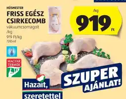 ALDI Húsmester Friss Egész Csirkecomb ajánlat