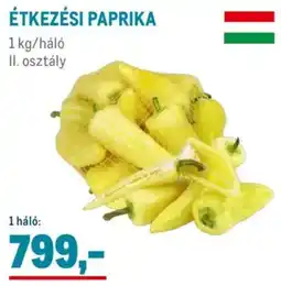 Metro Étkezési paprika ajánlat