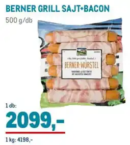 Metro Berner Grill sajt+bacon ajánlat