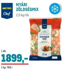 Metro Metro Chef Nyári zöldségmix ajánlat