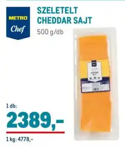 Metro Metro Chef szeletelt cheddar sajt ajánlat