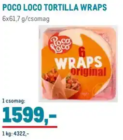 Metro Poco Loco Tortilla Wraps ajánlat