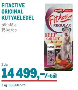 Metro Fitactive original kutyaeledel ajánlat