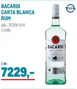 Metro Bacardi Carta Blanca ajánlat