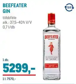 Metro Beefeater Gin ajánlat