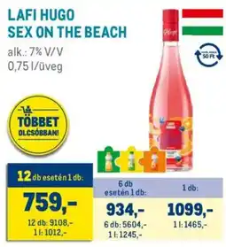 Metro Lafi Hugo Sex on the Beach ajánlat