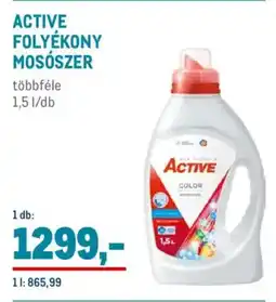 Metro Active folyékony mosószer ajánlat