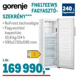 Metro Gorenje FN617EEW5 fagyasztó-szekrény ajánlat