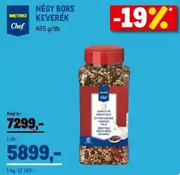 Metro Metro Chef Négy bors keverék ajánlat