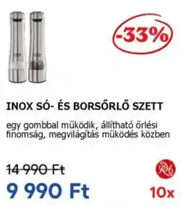 Metro Inox Só-és borsörlő szett ajánlat