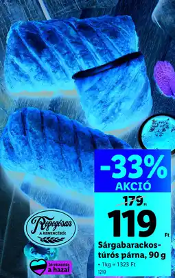 Lidl Sárgabarackostúrós párna ajánlat