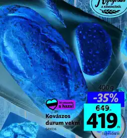 Lidl Kovászos durum vekni ajánlat