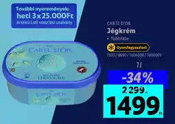 Lidl Carte d'Or jégkrém ajánlat