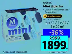 Lidl MAGNUM Mini jégkrém ajánlat