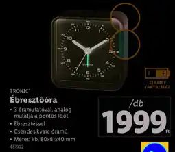 Lidl TRONIC Ébresztőóra ajánlat