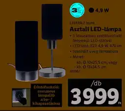 Lidl LIVARNO home Asztali LED-lámpa ajánlat