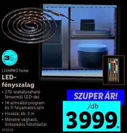 Lidl LIVARNO home LEDfényszalag ajánlat