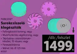 Lidl PARKSIDE Sarokcsiszoló kiegészítők ajánlat