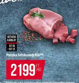 Coop Pulyka felsőcomb filé ajánlat