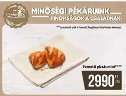 Coop Fornetti pizzás mini ajánlat