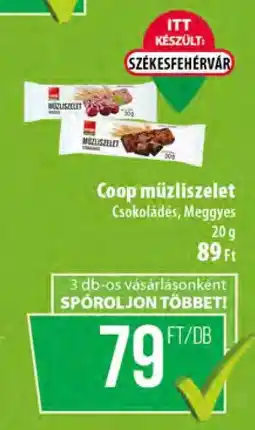 Coop Coop müzliszelet ajánlat