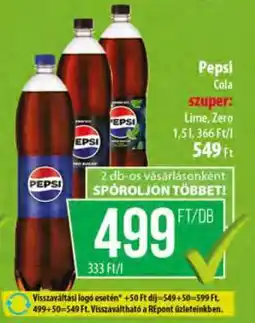 Coop Pepsi Cola ajánlat