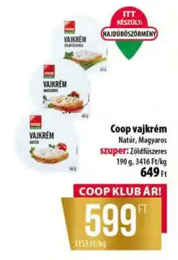 Coop Coop vajkrém ajánlat