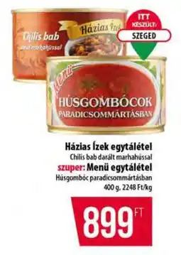 Coop Házi ízek egytálétel ajánlat