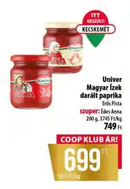 Coop Univer Magyar Ízek darált paprika ajánlat
