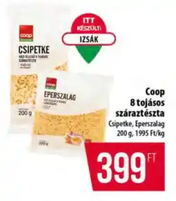 Coop Coop 8 tojásos száraztészta ajánlat