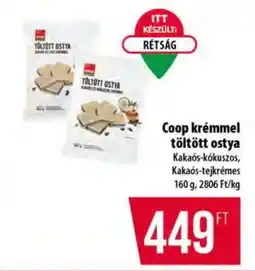 Coop Coop krémmel töltött ostya ajánlat