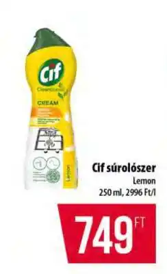 Coop Cif Súrolószer ajánlat