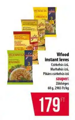 Coop Vifood instant leves ajánlat