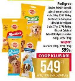 Coop Pedigree ajánlat