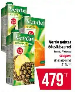 Coop Verde nektár édesítőszerrel ajánlat