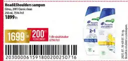 Coop HEAD & SHOULDERS Sampon ajánlat
