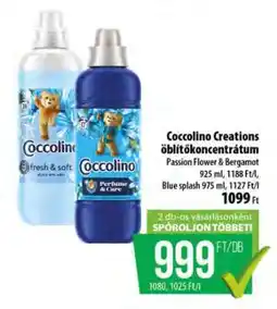 Coop Coccolino Creations öblítőkoncentrátum ajánlat