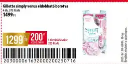 Coop GILLETTE SIMPLY VENUS ELDOBHATÓ BOROTVA ajánlat