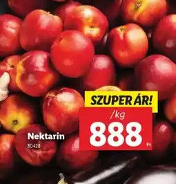 Lidl Nektarin ajánlat