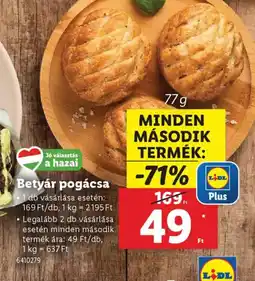 Lidl Betyár pogácsa ajánlat