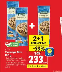 Lidl Alesto Csemege Mix ajánlat