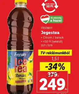 Lidl Freeway Jegestea ajánlat