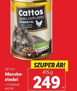 Lidl Cattos Macskaeledel ajánlat