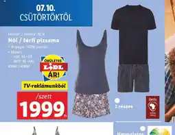 Lidl Női / férfi pizsama ajánlat