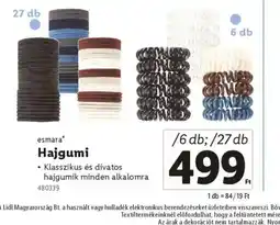 Lidl Esmara Hajgumi ajánlat