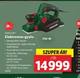 Lidl Parkside Elektromos gyalu ajánlat