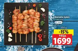 Lidl Garnéla nyárs ajánlat