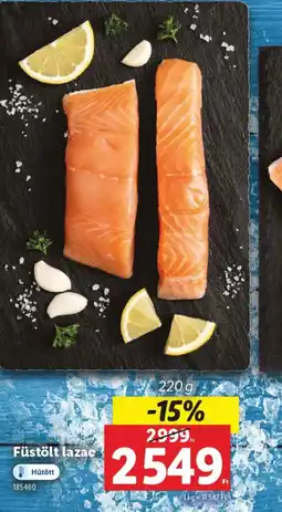 Lidl Füstölt lazac ajánlat