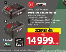 Lidl Parkside Performance Prémium akkumulátor ajánlat