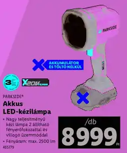 Lidl PARKSIDE Akkus LED-kézilámpa ajánlat